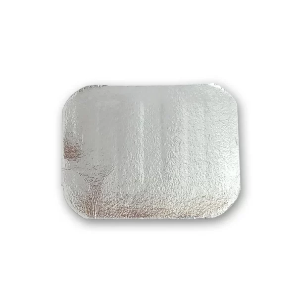 Aluminium Foil Container Paper Lids (Brown Back) - Image 2