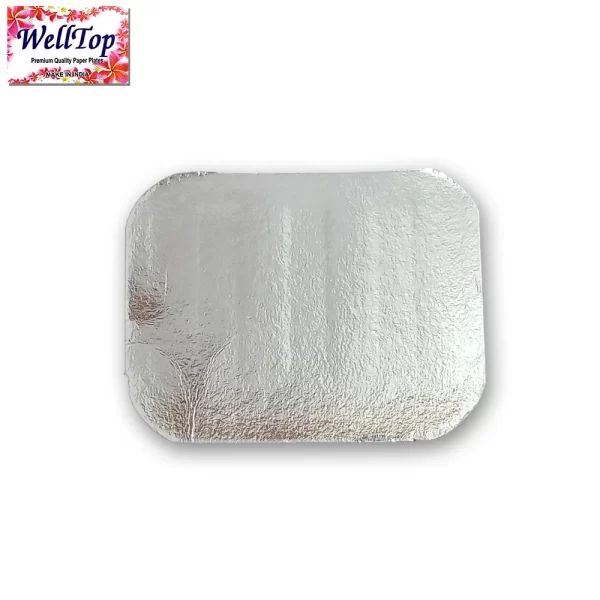 Aluminium Foil Container Paper Lids (Brown Back)